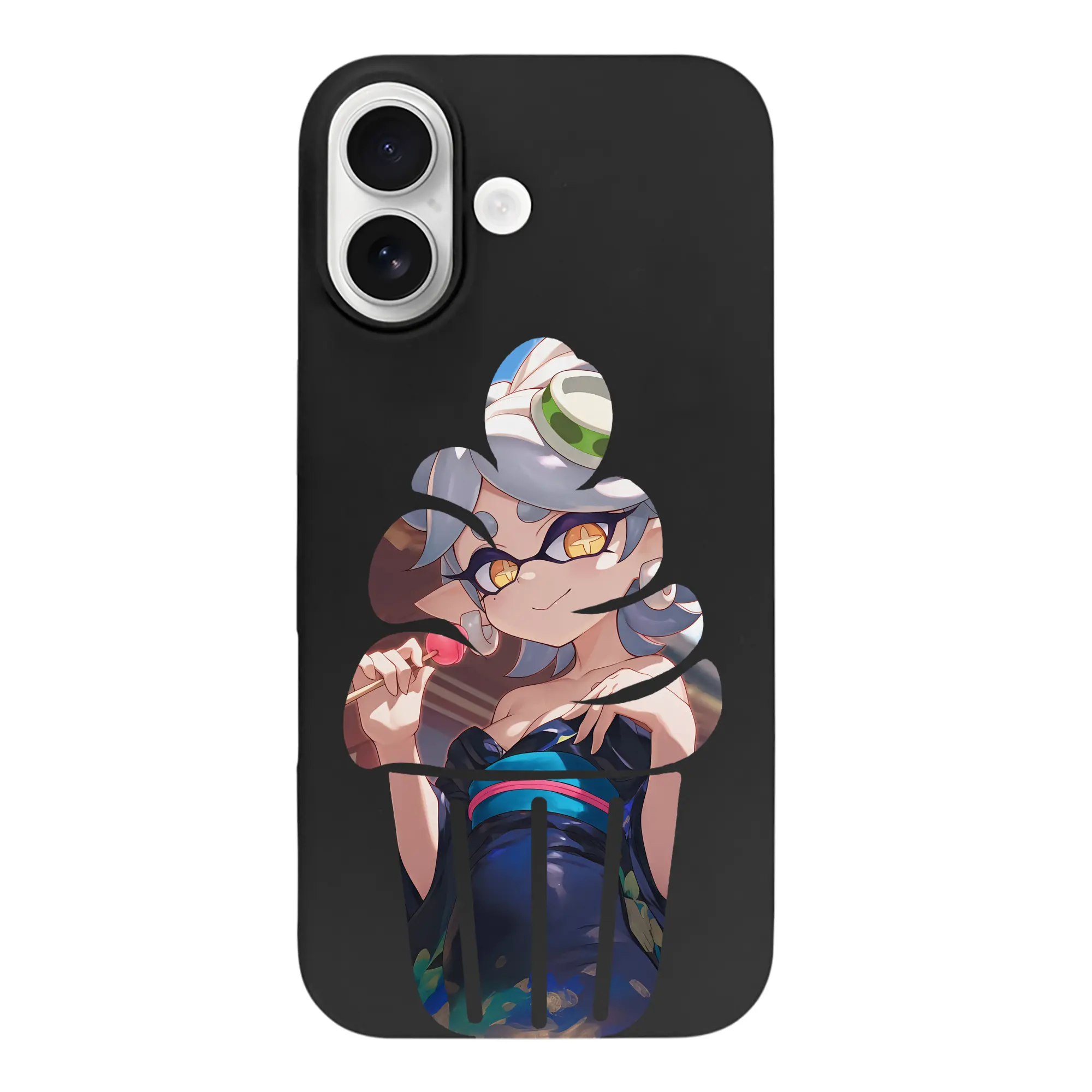 スプラトゥーン グッズ,シオカラーズ ホタル - iPhone 17 シリーズ シリコンケース 薄型 耐衝撃 指紋防止 ソフトタッチカバー 精密フィット 傷防止 保護ケース iPhone 17/17 Air/17 Pro/17 Pro Max 対応